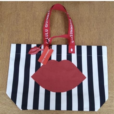 lulu guinness reusable bag.